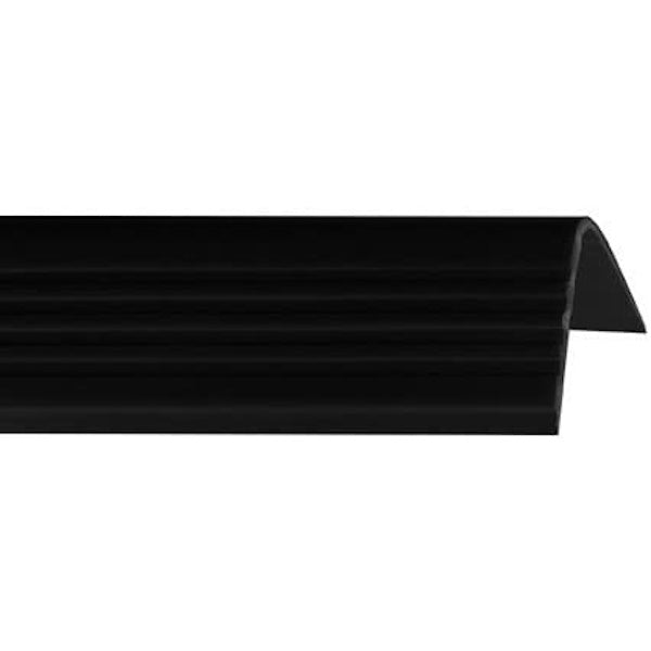 TRAFIL PARAGRADINO IN PVC FLESSIBILE MOD. M2 H.MM40X55X10MT COLORE NERO*