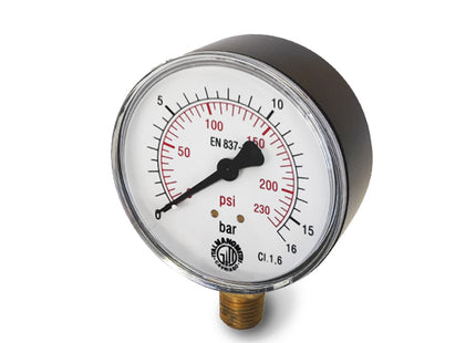 ITALMANOMETRI MANOMETRO D.MM 63 RADIALE DA 1/4&quot;