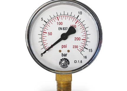 ITALMANOMETRI MANOMETRO D.MM 63 RADIALE DA 1/4&quot;