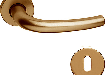 COTTALI OMEGA MANIGLIA PER PORTA ROSETTA + BOCCHETTA IN ALLUMINIO