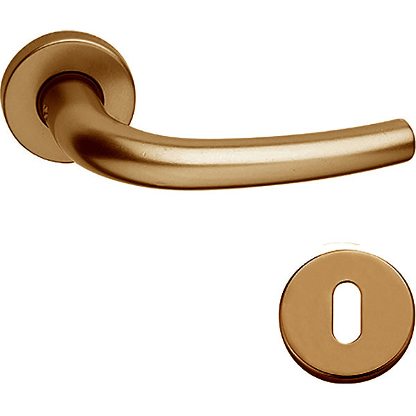 COTTALI OMEGA MANIGLIA PER PORTA ROSETTA + BOCCHETTA IN ALLUMINIO