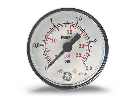 ITALMANOMETRI MANOMETRO D.MM 40 POSTERIORE DA 1/8&quot;