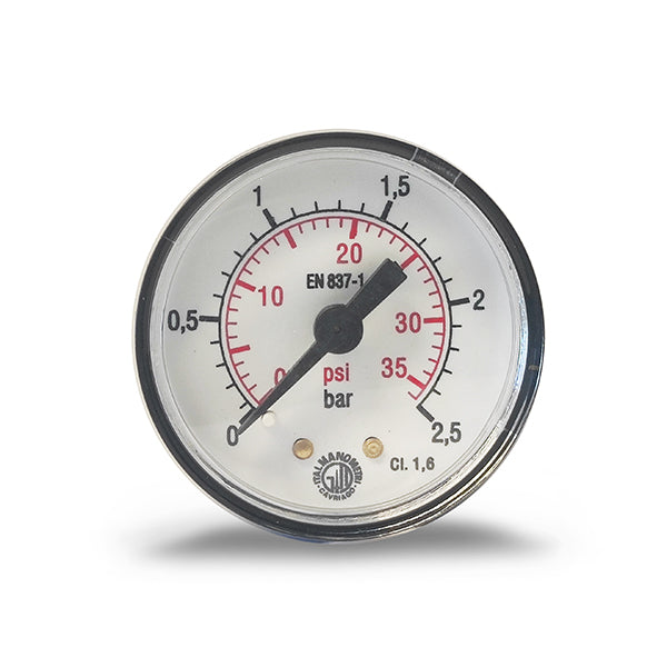 ITALMANOMETRI MANOMETRO D.MM 40 POSTERIORE DA 1/8&quot;