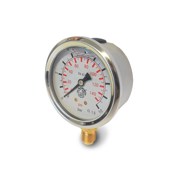 ITALMANOMETRI MANOMETRO CON GLICERINA D.MM 63 RADIALE 1/4&quot;