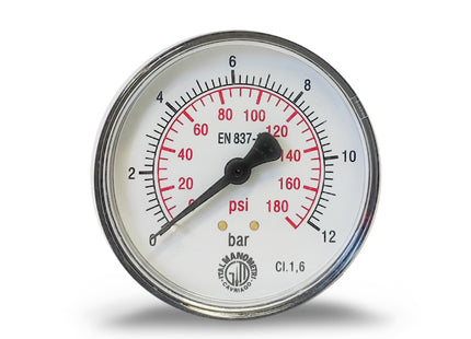 ITALMANOMETRI MANOMETRO D.MM 63 POSTERIORE DA 1/4&quot;