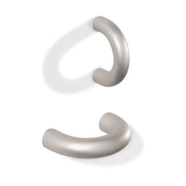 METAL STYLE MANIGLIA IN PLASTICA ARCO GRIGIO MM 41X21 INTERASSE MM 32