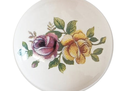 METAL STYLE POMOLO PER MOBILI IN CERAMICA AVORIO D.MM31X26