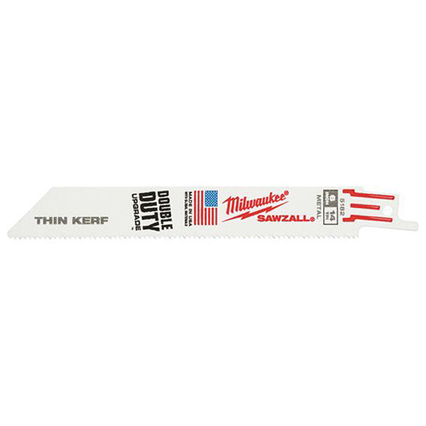 MILWAUKEE LAME PER SEGA DIRITTA PER METALLI THIN KERF