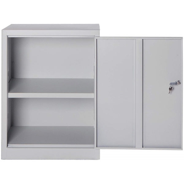 MOBILE IN METALLO MINI CON 1 ANTA E 1 PIANO MM 570X380X800 GRIGIO