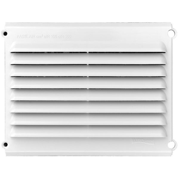 LA VENTILAZIONE GRIGLIA IN ABS COMPONIBILE ORIZZONTALE MM180X146 BIANCO
