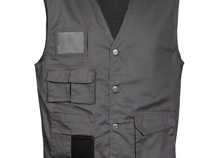 COFRA GILET MULTITASCHE MONASTIR COLORE ANTRACITE