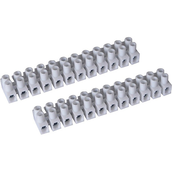 FAEG MORSETTIERE MULTIPOLARI STECCHE DA PZ12 CONF.DA PZ2 BIANCO