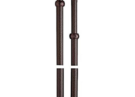 MOTTURA COPPIA ASTE TELESCOPICHE TONDE 93.140 PER SERRATURE TRIPLICI