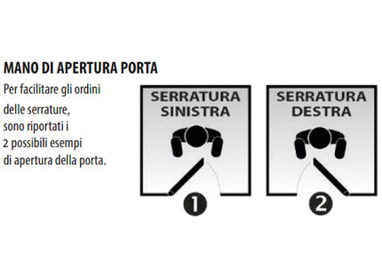 MOTTURA SERRATURA APPLICARE C10 QUINTUPLICE ENTRATA MM63 ART.30.651