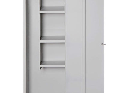 MOBILE IN METALLO PORTASCOPE CON 1 ANTA MM 570X380X1760 GRIGIO