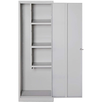 MOBILE IN METALLO PORTASCOPE CON 1 ANTA MM 570X380X1760 GRIGIO