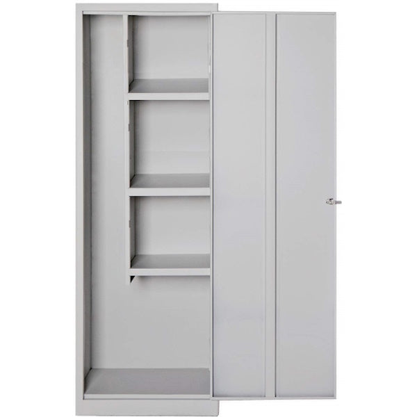 MOBILE IN METALLO PORTASCOPE CON 1 ANTA MM 570X380X1760 GRIGIO