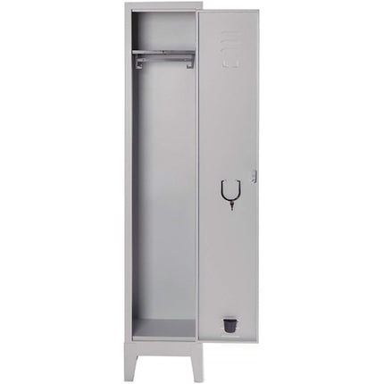 MOBILE IN METALLO SPOGLIATOIO 1 POSTO MM 360X330X1800 GRIGIO