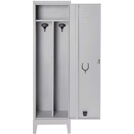 MOBILE IN METALLO SPOGLIATOIO SPORCO/PULITO MM500X380X1800 GRIGIO