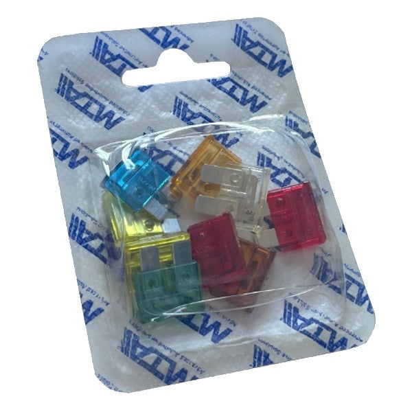 MTA FUSIBILI A LAMA TIPO EUROPEO MOD. UNIVAL IN BLISTER DA PZ10