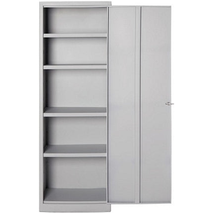 MOBILE IN METALLO TUTTOPIANI 1 ANTA E 4 PIANI MM 570X380X1760 GRIGIO