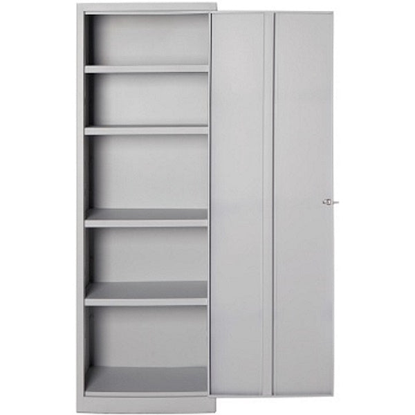 MOBILE IN METALLO TUTTOPIANI 1 ANTA E 4 PIANI MM 570X380X1760 GRIGIO