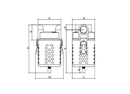 ANI ART. M/300/SC/2-P 1"BSP FILTRO DEPURATORE