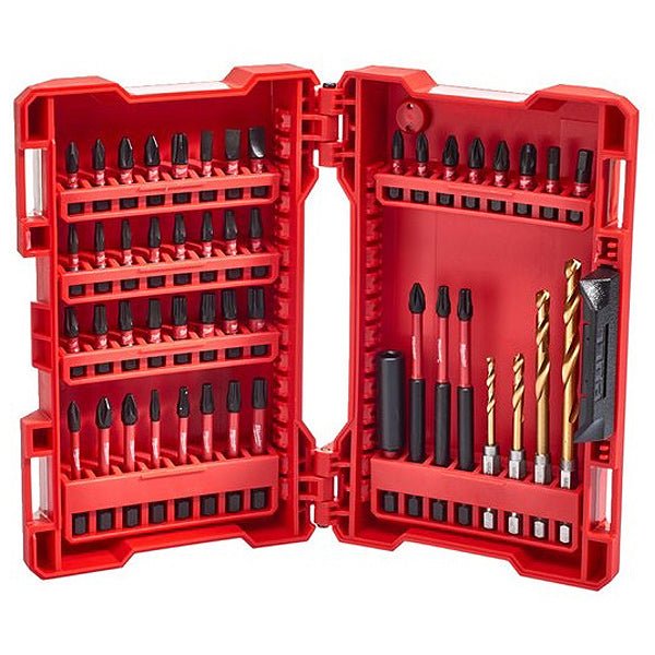 MILWAUKEE SET FORATURA/AVVITATURA SHOCKWAVE IN CASSETTA PLASTICA PZ48*
