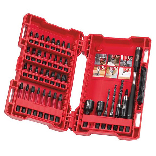 MILWAUKEE SET FORATURA/AVVITATURA SHOCKWAVE IN CASSETTA PLASTICA PZ40*