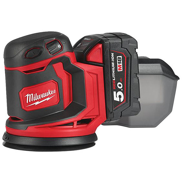 MILWAUKEE LEVIGATRICE ROTORBITALE A BATTERIA M18 BOS125-502B