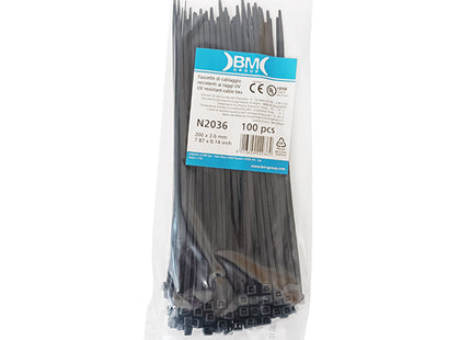 BETA  1748-N FASCETTE DI CABLAGGIO IN NYLON NERO PZ100