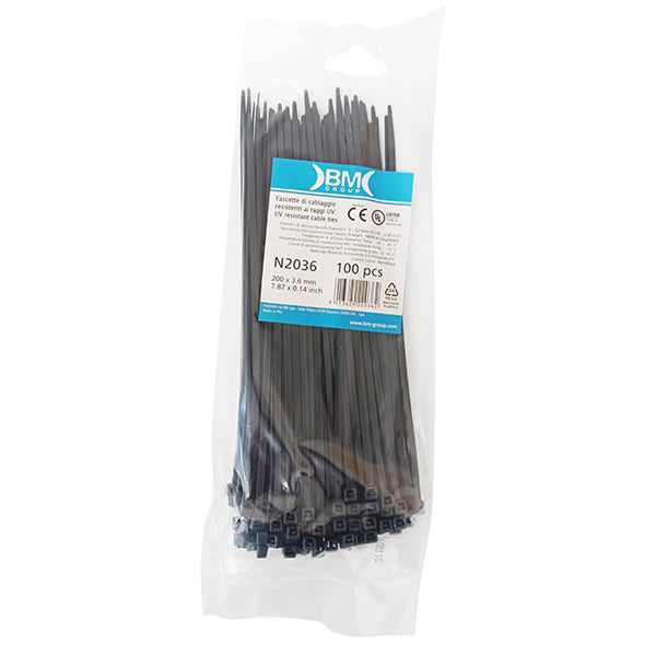 BETA  1748-N FASCETTE DI CABLAGGIO IN NYLON NERO PZ100