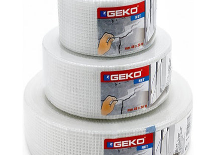 GEKO 31000 NASTRO ADESIVO IN GARZA PER CREPE MURI E CARTONGESSO