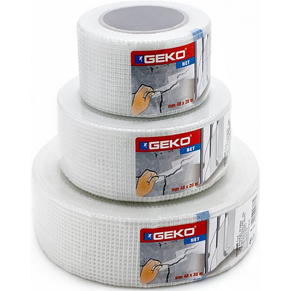 GEKO 31000 NASTRO ADESIVO IN GARZA PER CREPE MURI E CARTONGESSO
