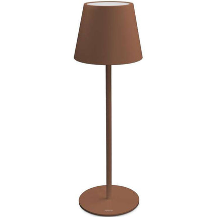 CENTURY LAMPADA DA TAVOLO ECOLIGHT NINA RICARICABILE CORTEN