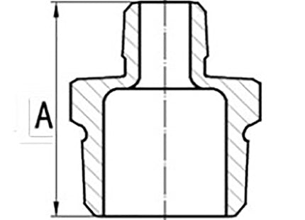 GT COMIS ART1262 NIPPLO RIDOTTO IN GHISA