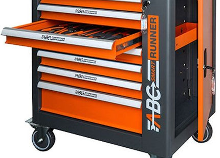ABC TOOLS SMART CARRELLO RUNNER CON 7 CASSETTI COMPLETO DI 255 UTENSILI