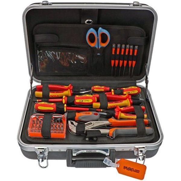 ABC TOOLS VALIGIA CON ASSORTIMENTO DI 109 UTENSILI VDE