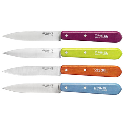OPINEL COLTELLO CUCINA SPELUCCHINO POP MANICO COLORATO LAMA INOX CM10