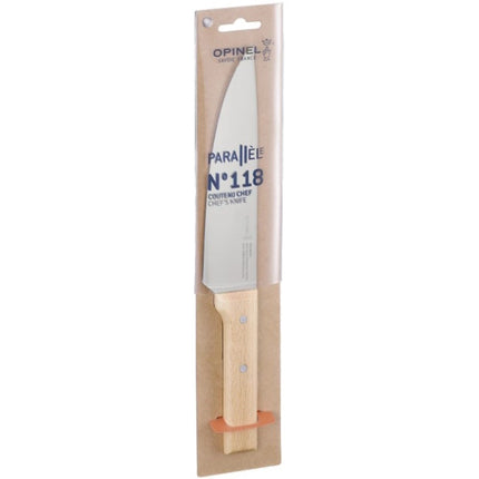 OPINEL COLTELLO CHEF MULTIUSO CON MANICO IN FAGGIO LAMA INOX CM20