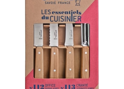 OPINEL SET DA 4 COLTELLI CUCINA LES ESSENTIELS DU CUISINIER