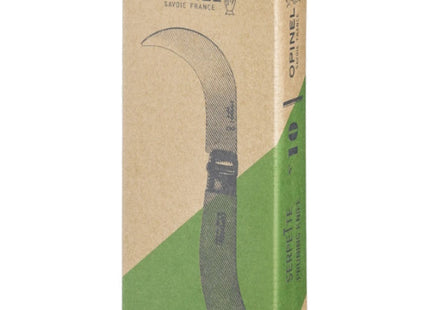 OPINEL COLTELLO FALCETTO CON MANICO IN FAGGIO LAMA INOX DA CM10