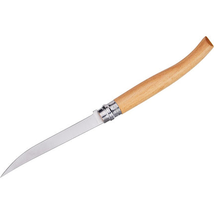 OPINEL COLTELLO SLIM MANICO IN FAGGIO LAMA IN ACCIAIO INOX CM12