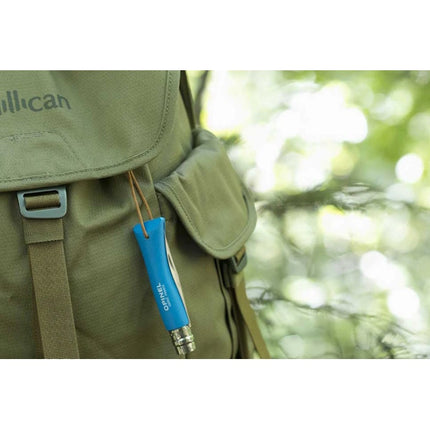 OPINEL COLTELLO AVVENTURIERO CON LACCIO LAMA INOX CM8 CON MANICO