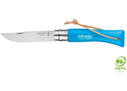 OPINEL COLTELLO AVVENTURIERO CON LACCIO LAMA INOX CM8 CON MANICO