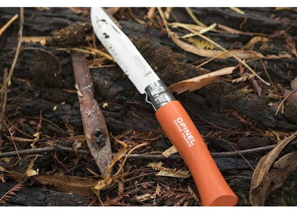 OPINEL COLTELLO AVVENTURIERO CON LACCIO LAMA INOX CM8 CON MANICO