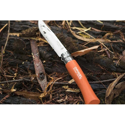OPINEL COLTELLO AVVENTURIERO CON LACCIO LAMA INOX CM8 CON MANICO