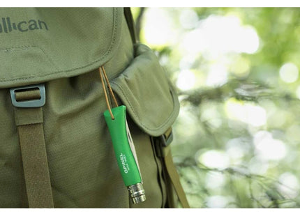 OPINEL COLTELLO AVVENTURIERO CON LACCIO LAMA INOX CM8 CON MANICO