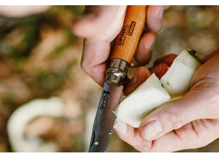 OPINEL COLTELLO CLASSICO CON MANICO IN FAGGIO LAMA AL CARBONIO