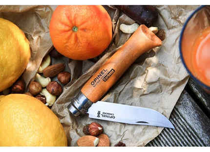 OPINEL COLTELLO CLASSICO CON MANICO IN FAGGIO LAMA AL CARBONIO